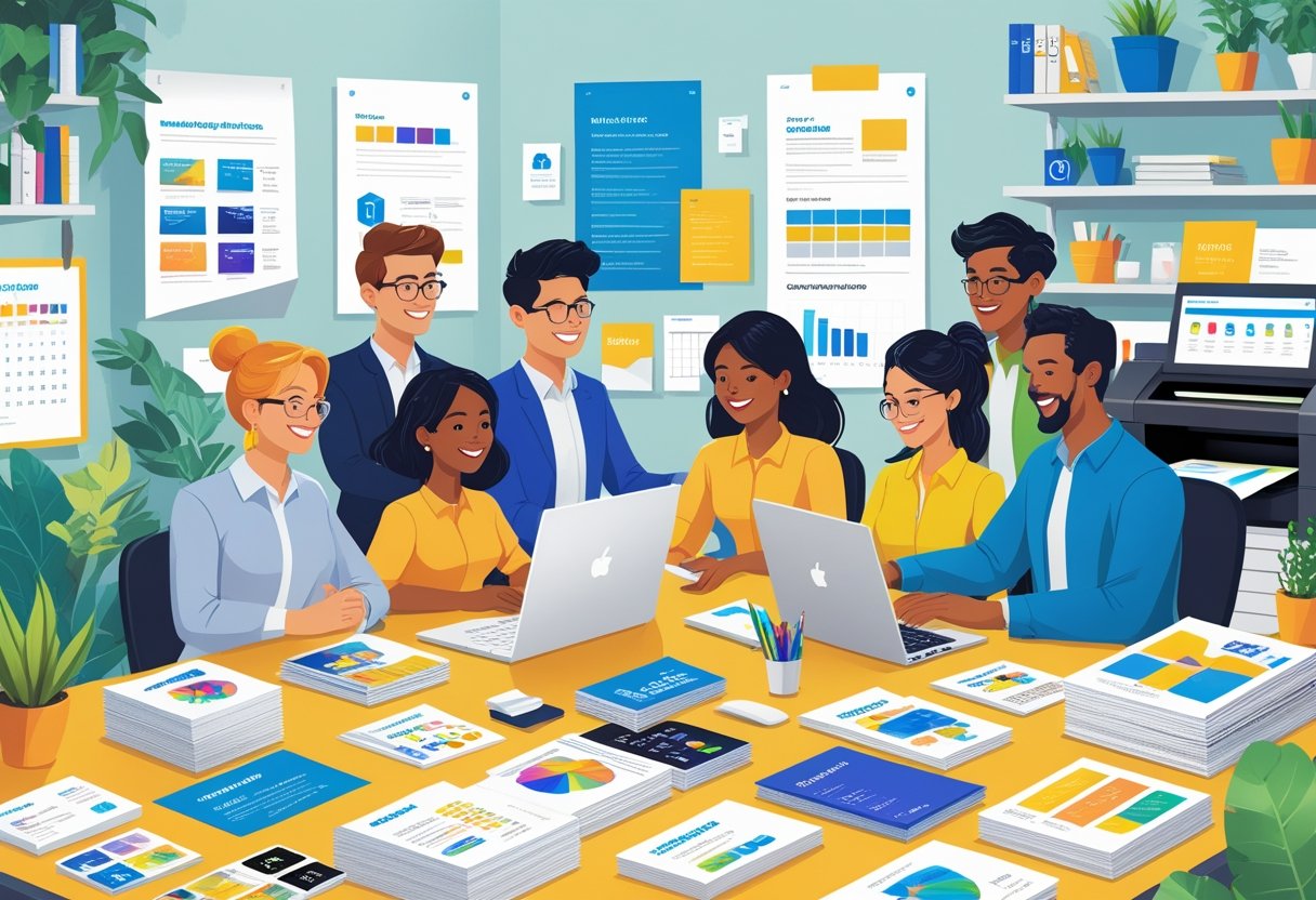 Printing Services for Small Business Owners: Boosting Brand Visibility and Efficiency