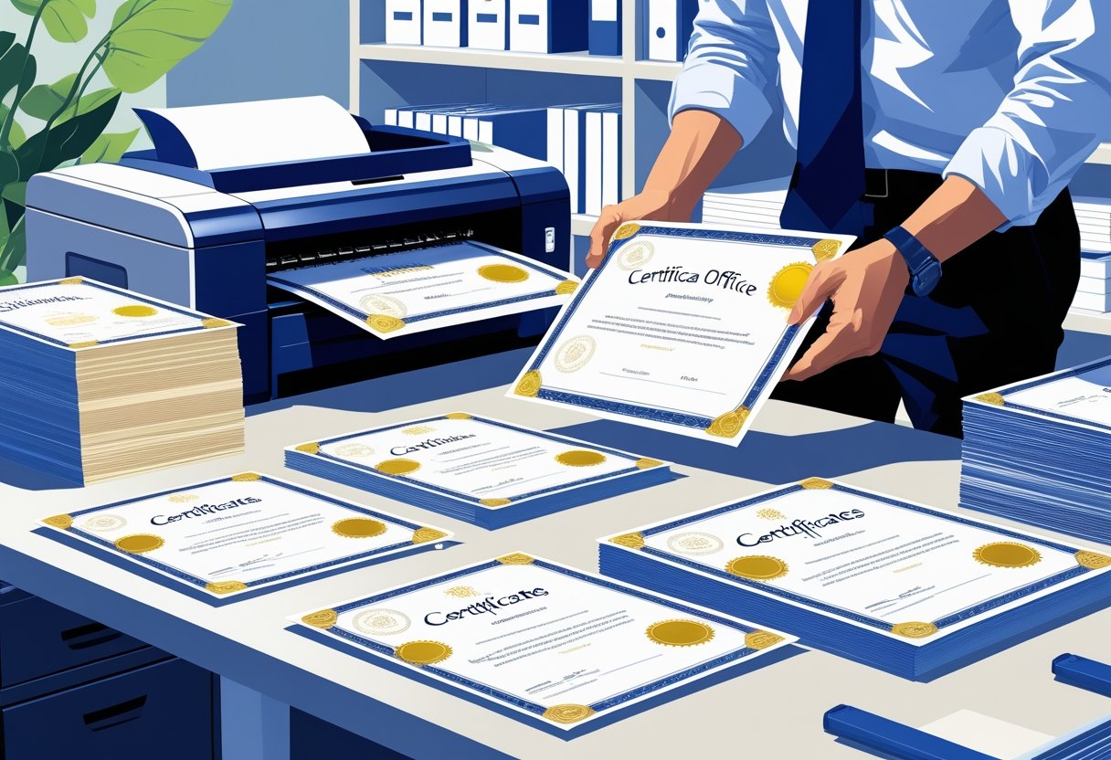 Printing Certificates for Organizations: Best Practices and Considerations